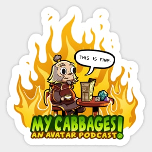 My Cabbages! An Avatar Podcast Sticker